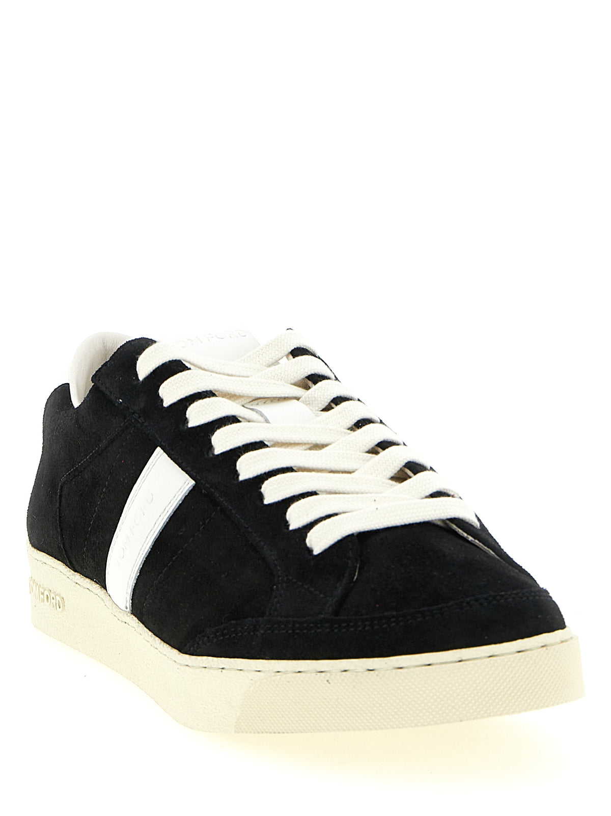 Baskets basses bicolores en cuir Tom Ford