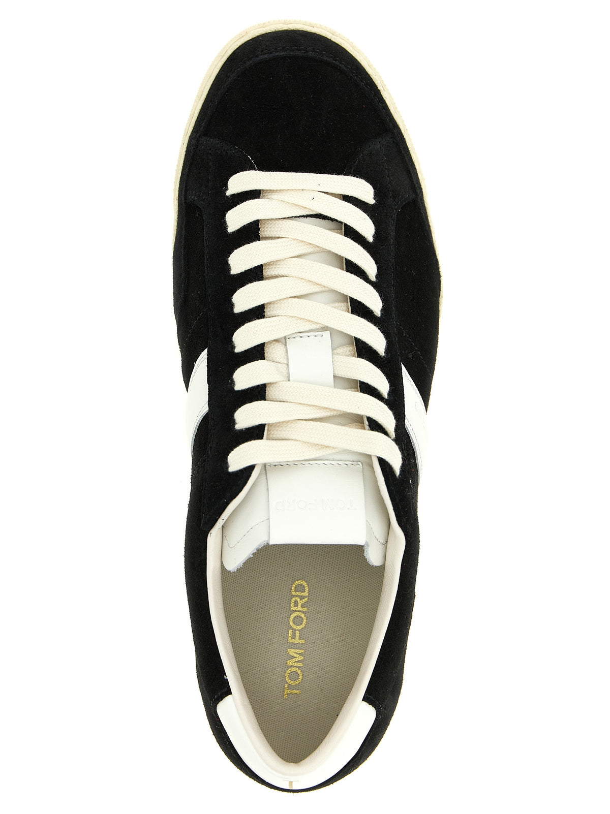 Baskets basses bicolores en cuir Tom Ford