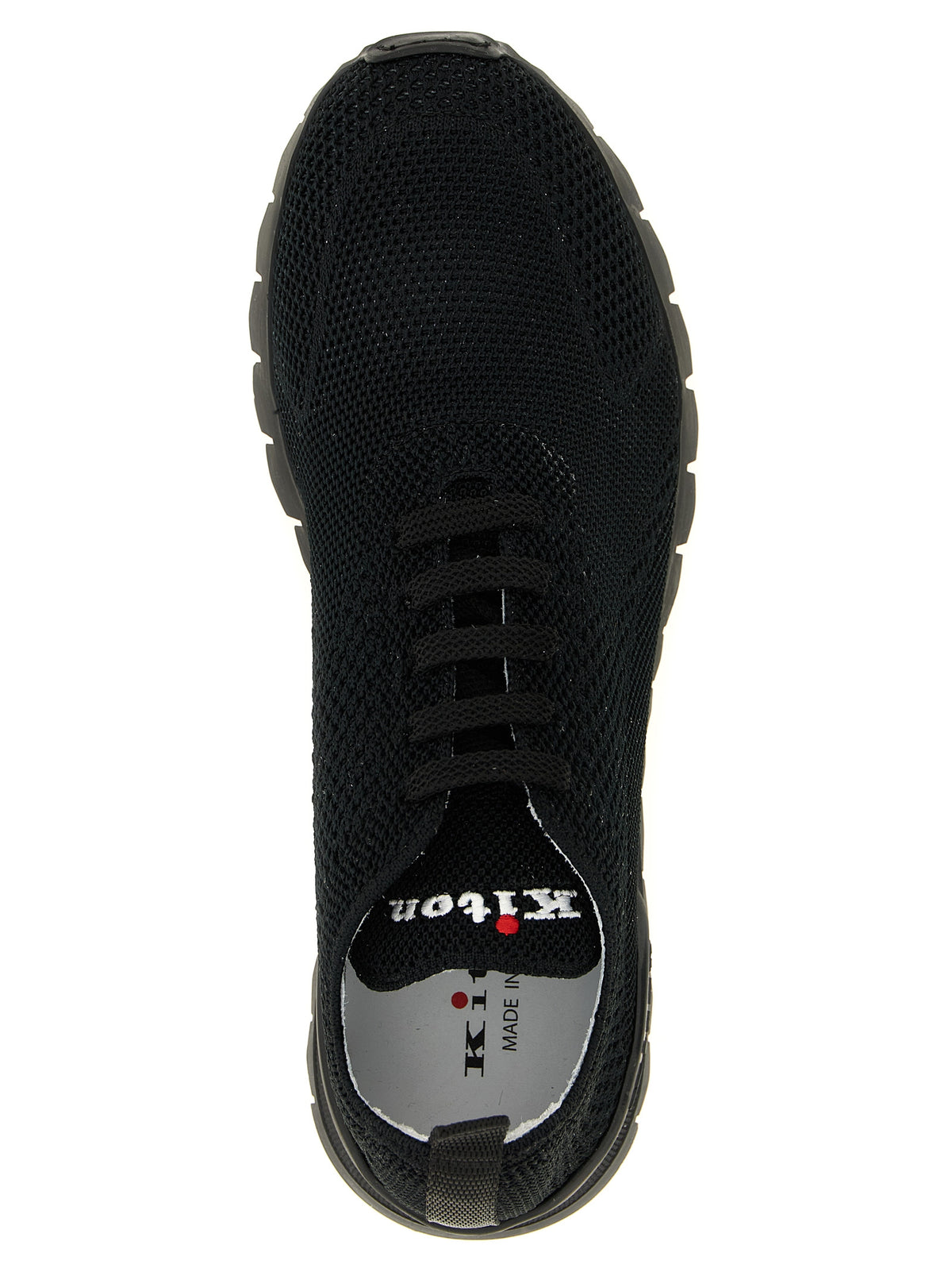 Baskets athlétiques Kiton noires en coton