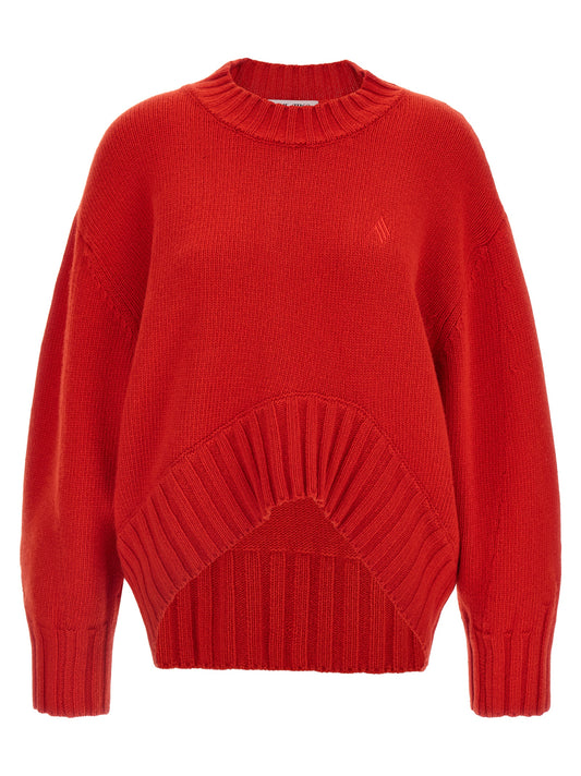 Cardigan The Attico en laine vierge multicolore