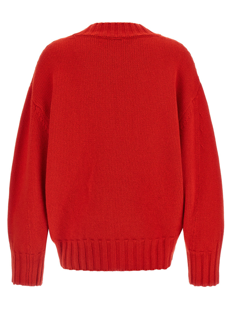Cardigan The Attico en laine vierge multicolore