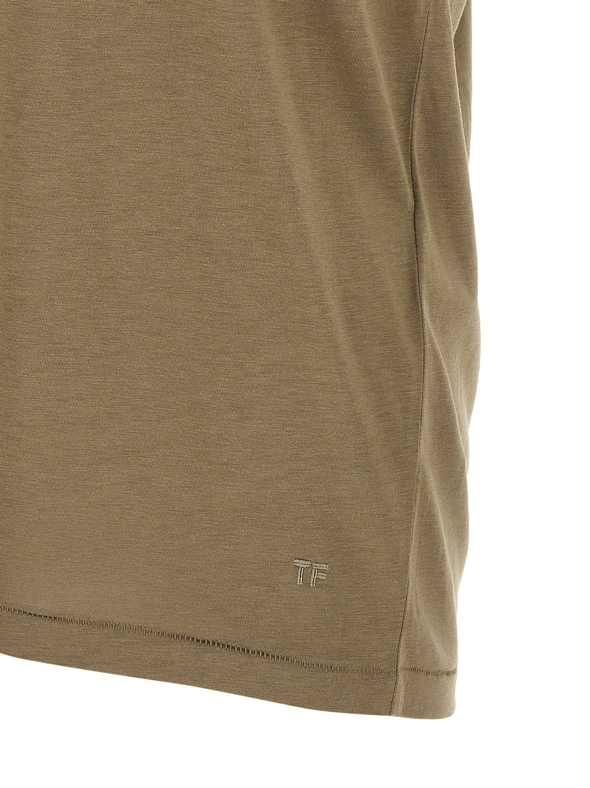 T-shirt bicolore en lyocell Tom Ford