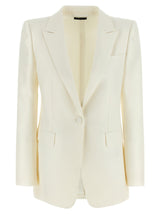 Tom Ford White Wool Blazer