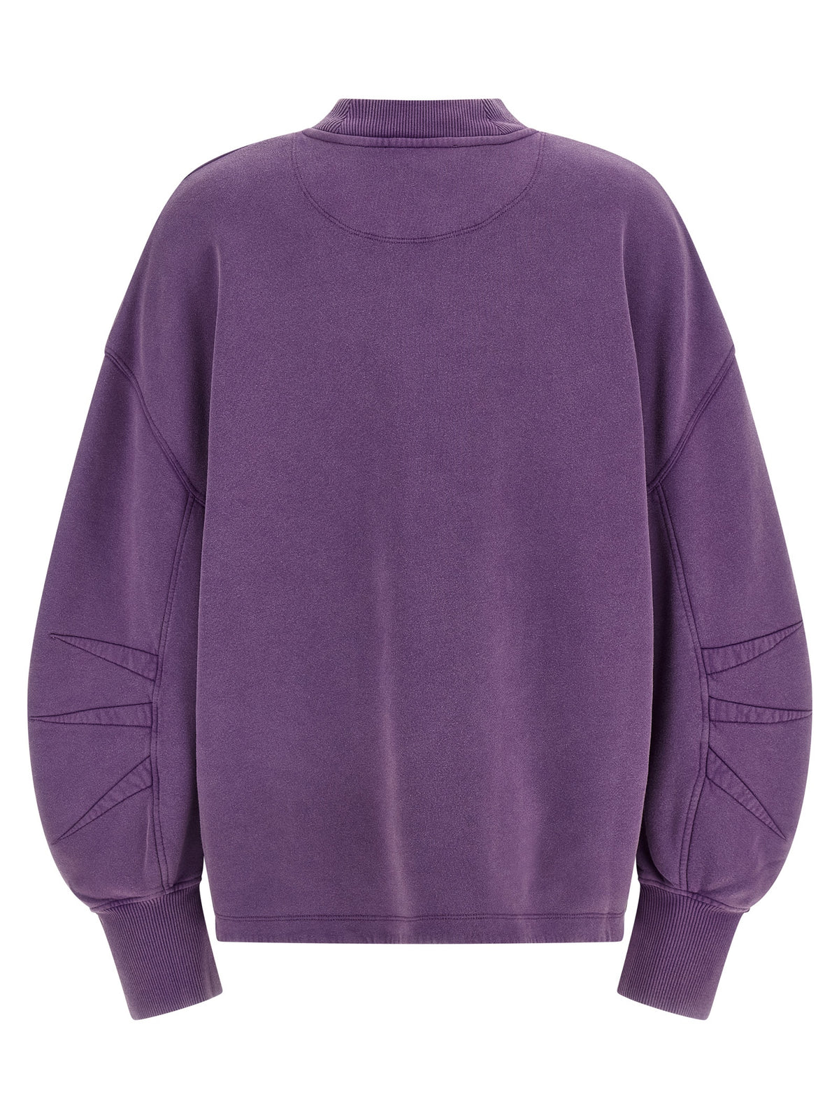 Sweat-shirt en coton violet Attico