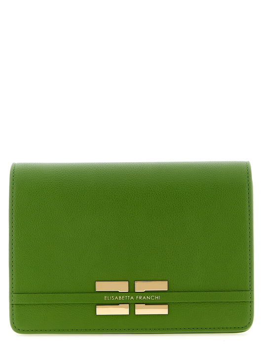 Sac bandoulière bicolore en polyester Elisabetta Franchi