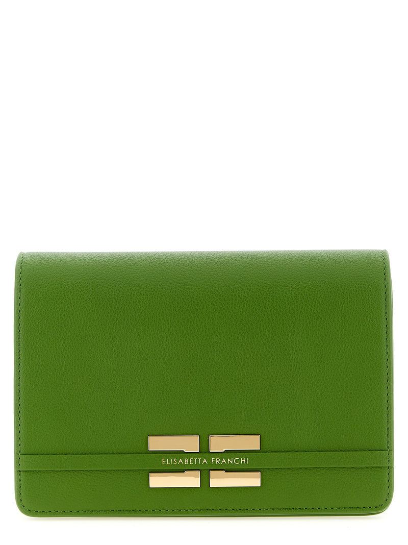Sac bandoulière bicolore en polyester Elisabetta Franchi