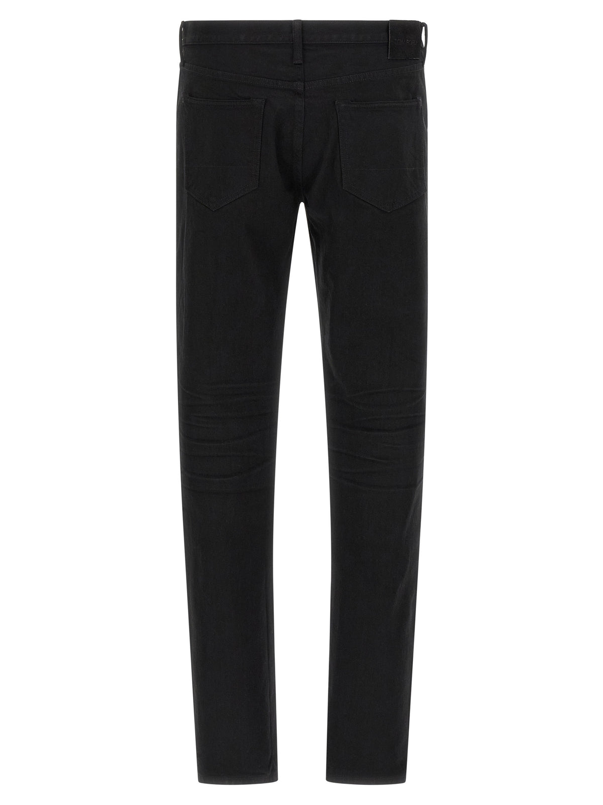 Jean droit en coton noir Tom Ford