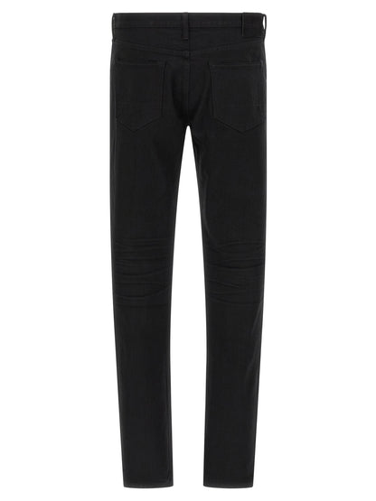 Tom Ford Black Cotton Straight-Leg Jeans