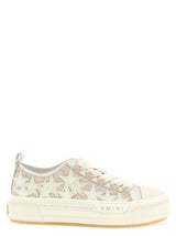Amiri Beige Polyester Low Top Sneakers