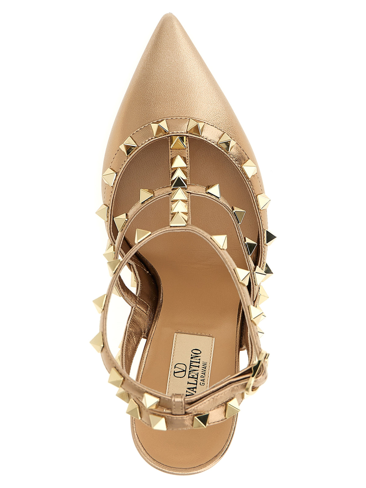 Escarpins à talons hauts en cuir de veau multicolore Valentino Garavani