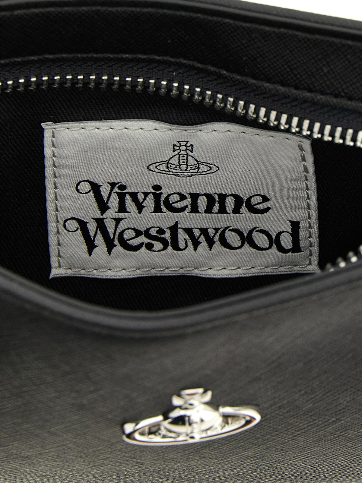 Vivienne Westwood Black Polyethylene Shoulder Bag
