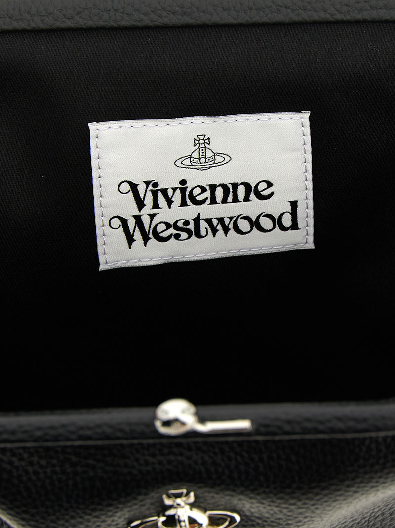 Pochette en polyéthylène noir Vivienne Westwood