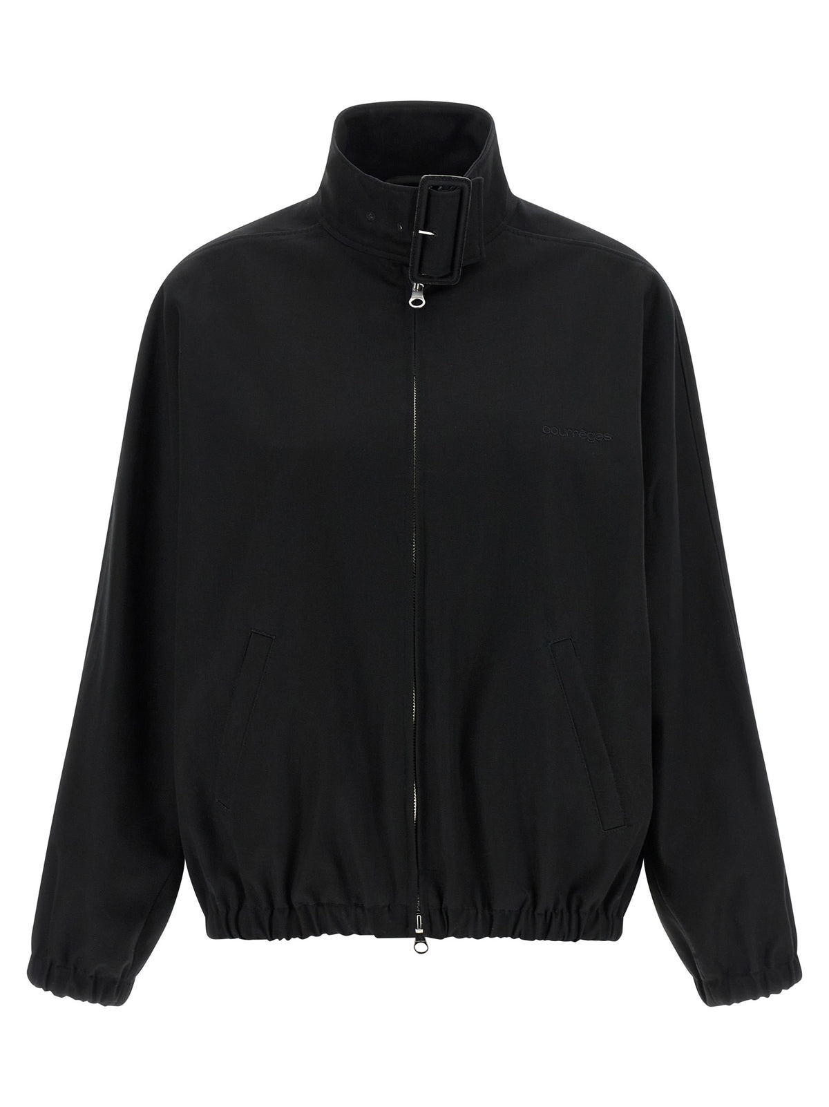 Courrèges Black Cotton Bomber Jacket for Women