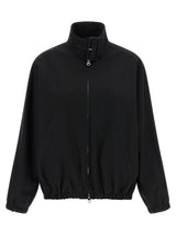 Courrèges Black Cotton Bomber Jacket for Women