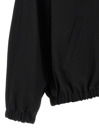 Courrèges Black Cotton Bomber