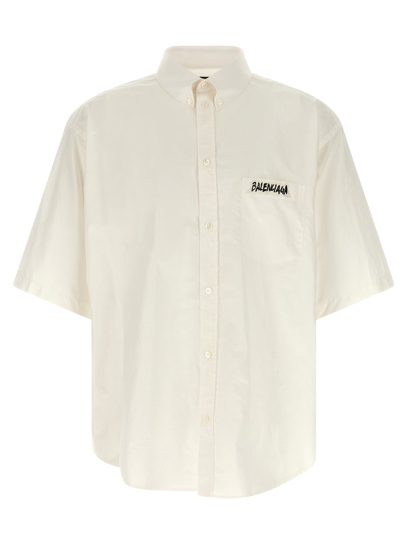 Chemisier Balenciaga en coton blanc