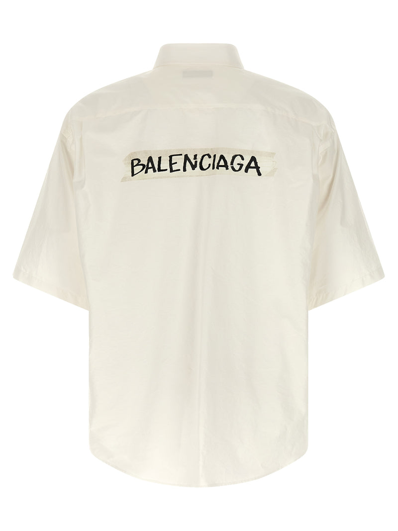 Chemisier Balenciaga en coton blanc