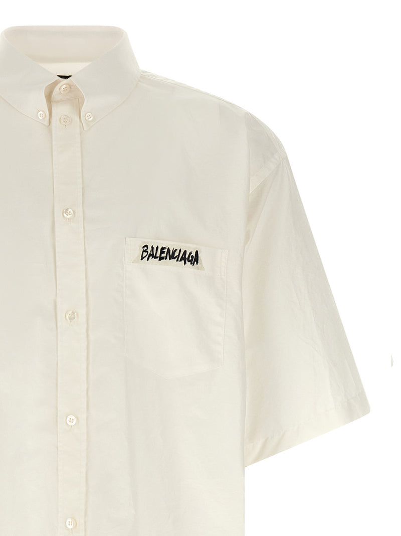 Chemisier Balenciaga en coton blanc
