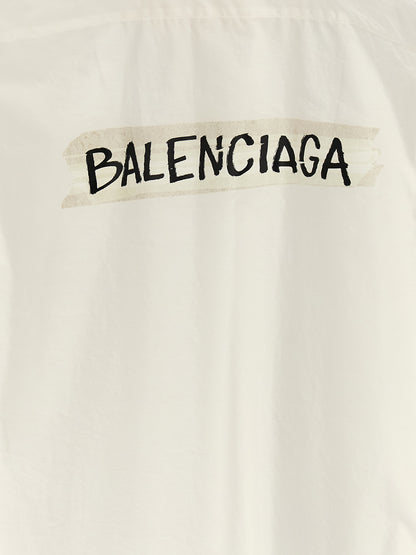 Balenciaga White Cotton Blouse