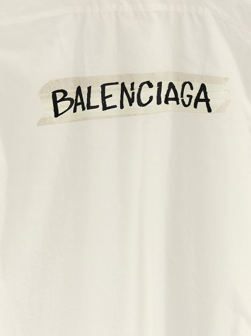 Chemisier Balenciaga en coton blanc