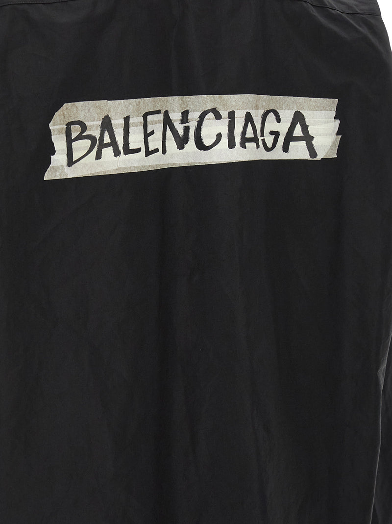 Chemisier Balenciaga en coton noir