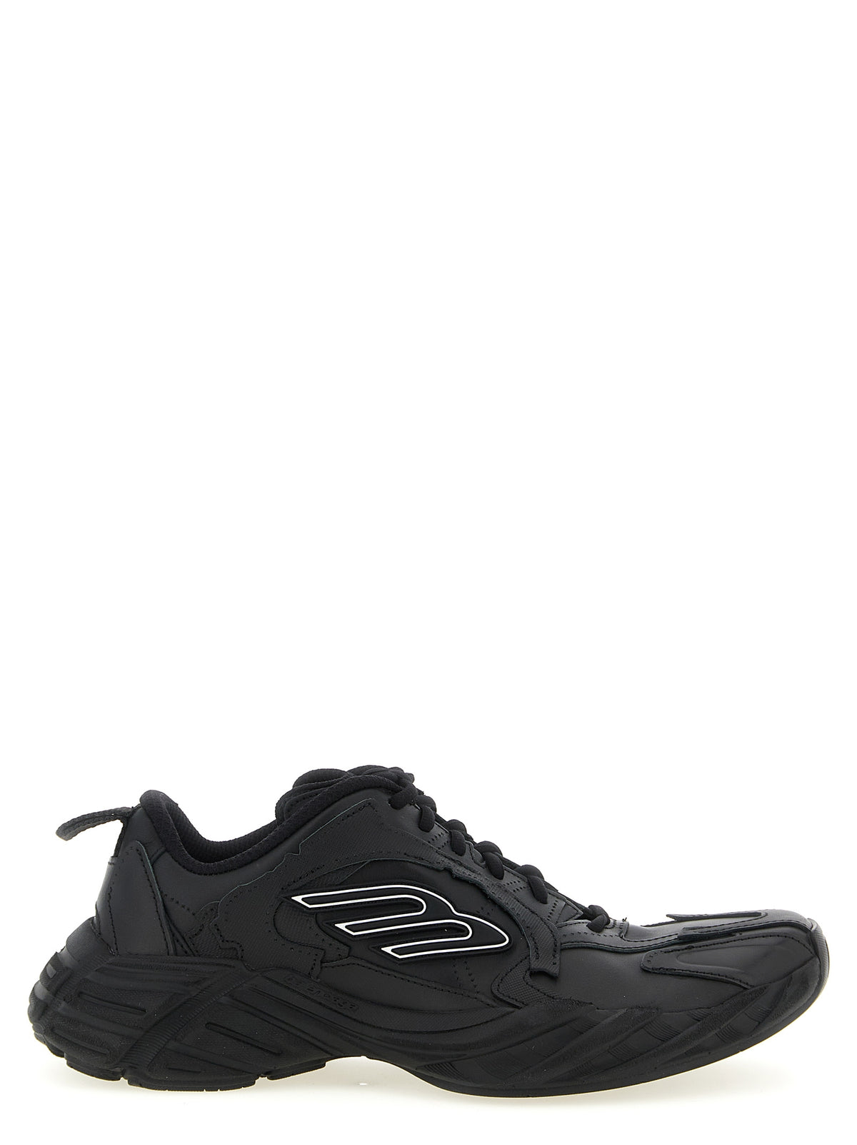 Baskets de sport Balenciaga en cuir de veau noir