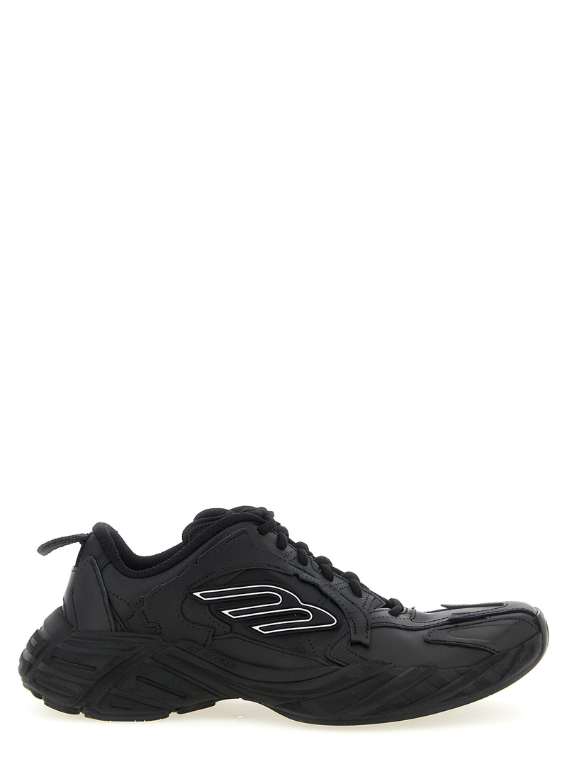 Baskets de sport Balenciaga en cuir de veau noir