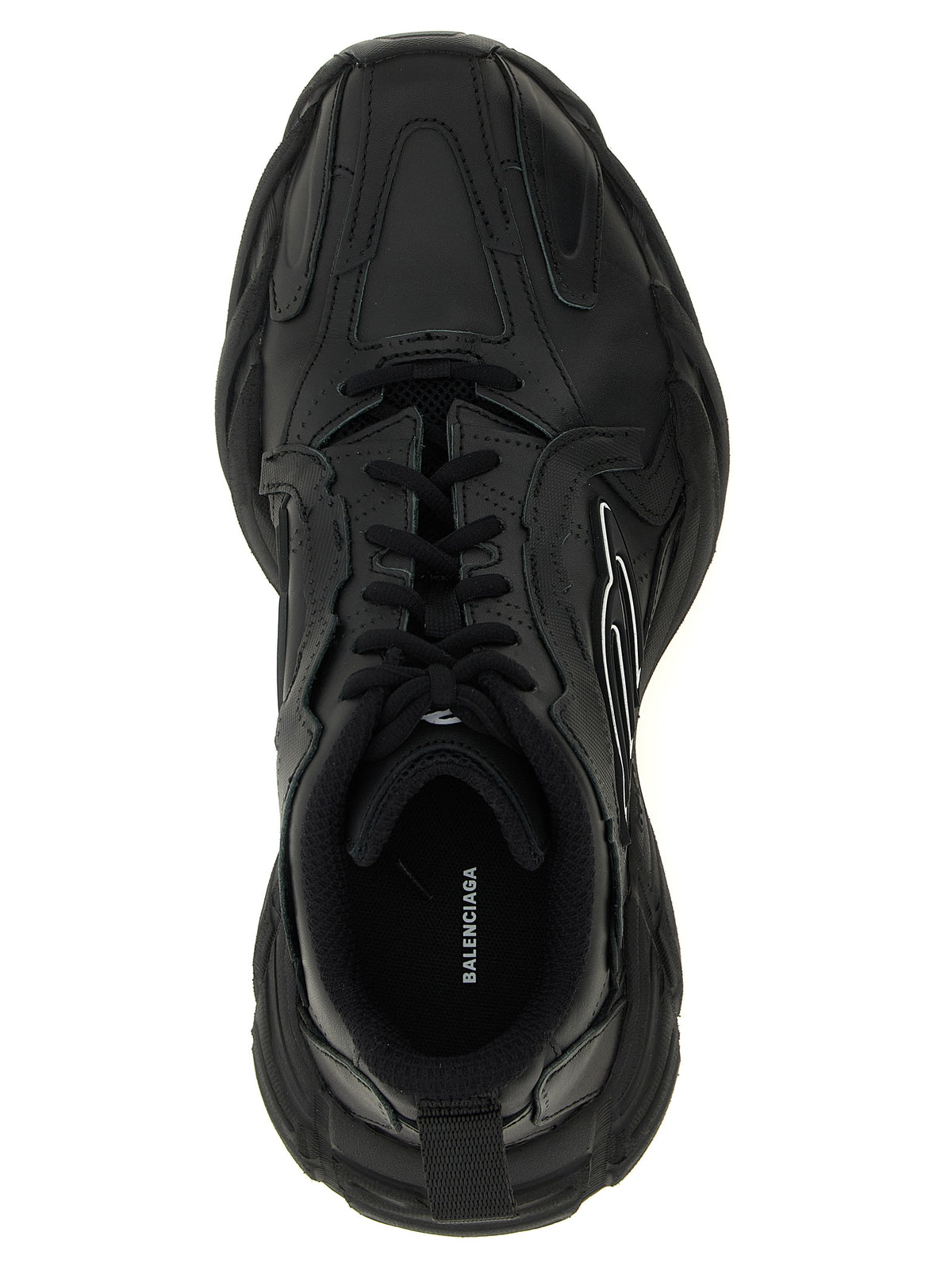 Baskets de sport Balenciaga en cuir de veau noir