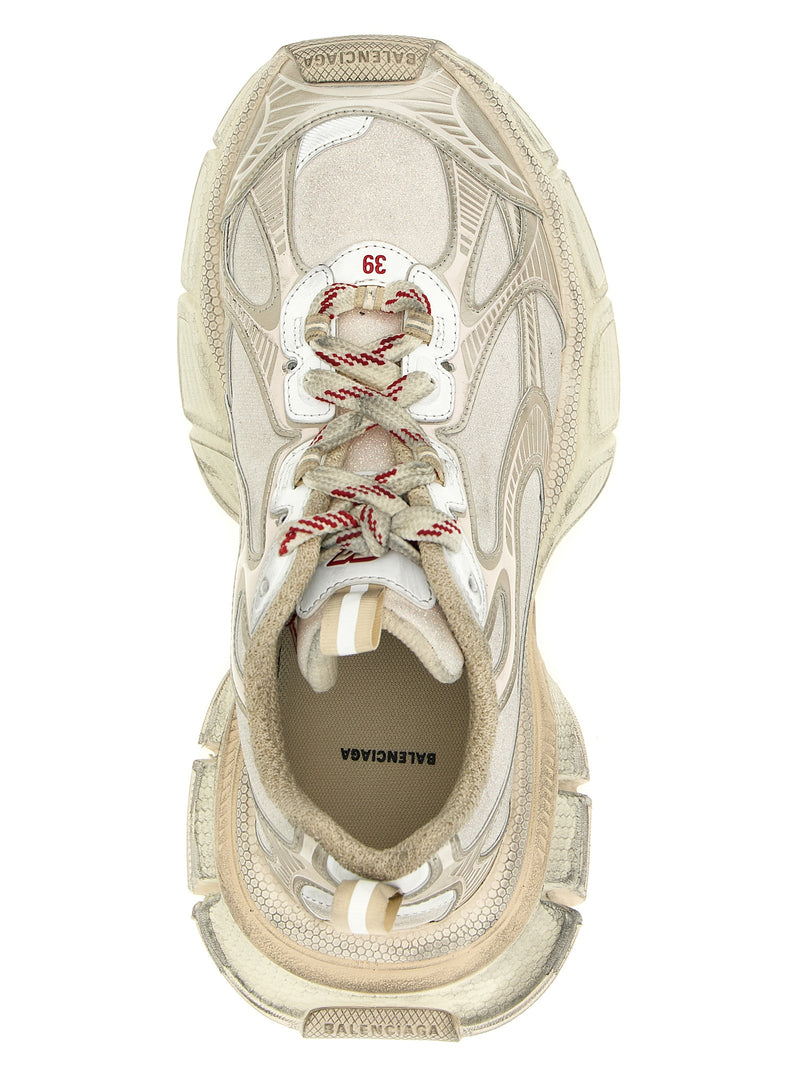 Balenciaga Silver Polyethylene Athletic Sneakers