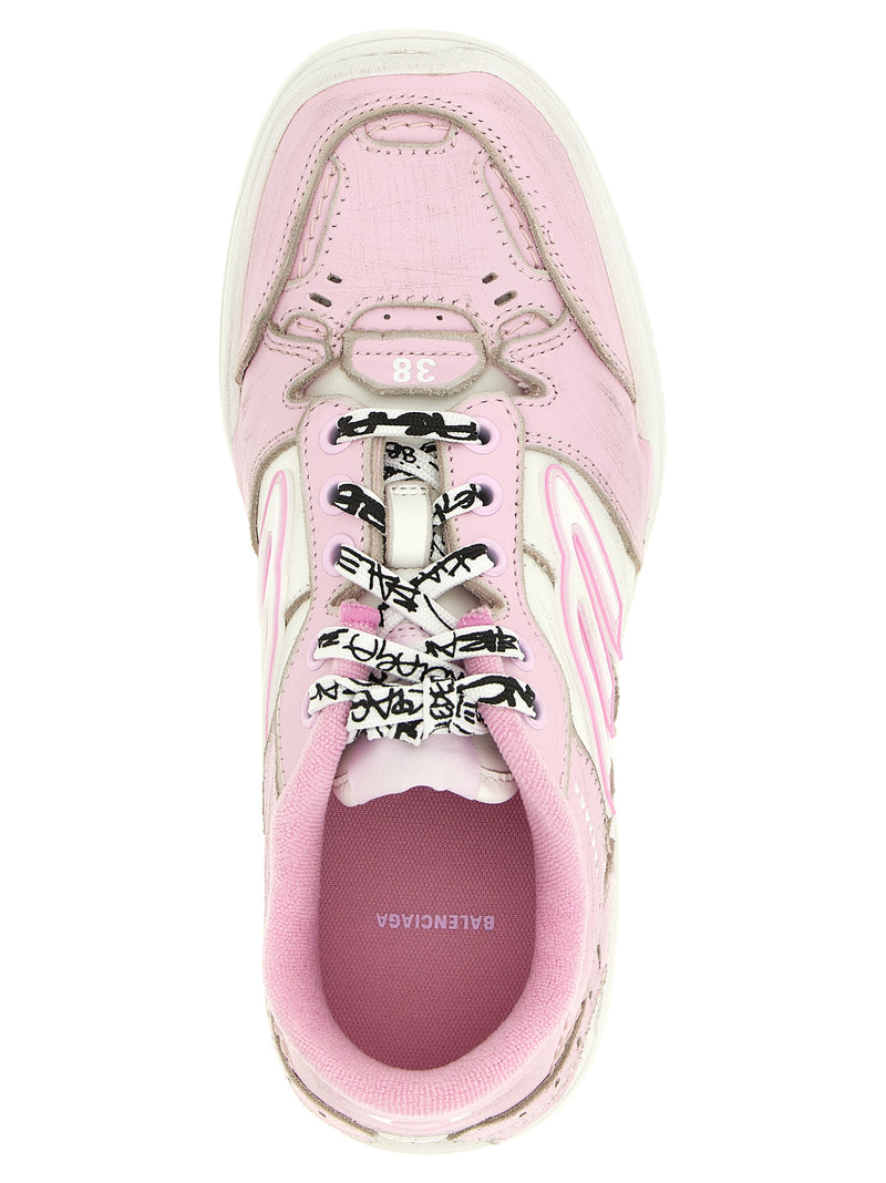 Balenciaga Multicolor Calfskin Athletic Sneakers - Hamptons Model