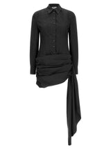 Giuseppe Di Morabito Robe Courte en Coton Noire