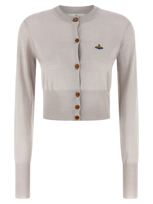 Cardigan en Laine Grise Bea de Vivienne Westwood