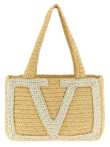 Sac cabas Valentino Garavani blanc en viscose