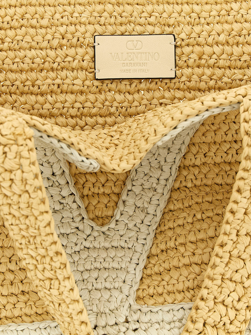 Sac cabas Valentino Garavani blanc en viscose
