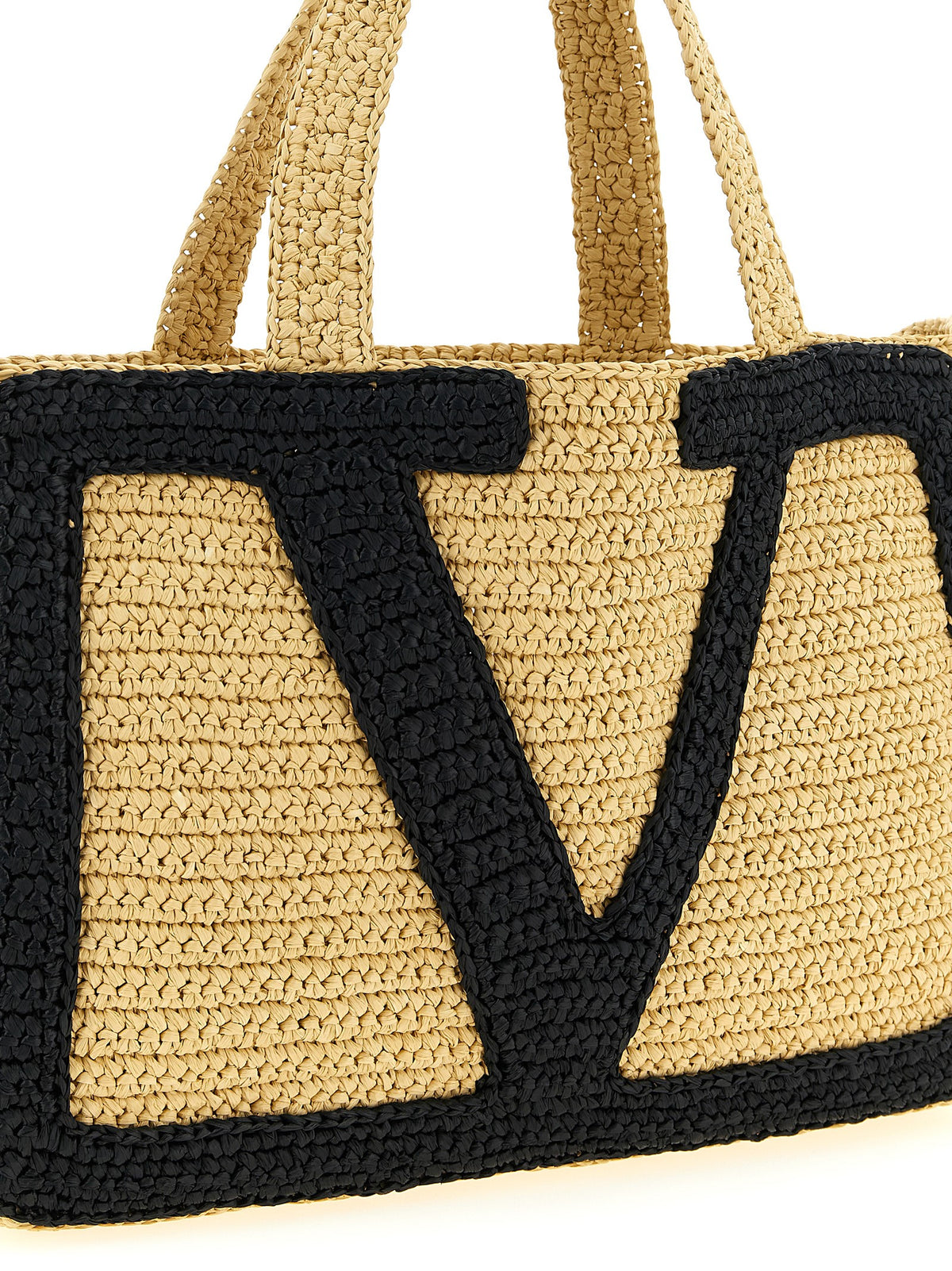 Sac fourre-tout Valentino Garavani en viscose noire