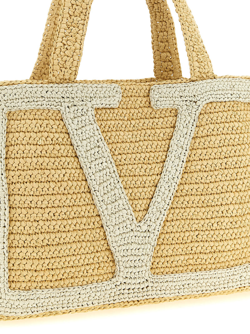 Sac cabas Valentino Garavani blanc en viscose