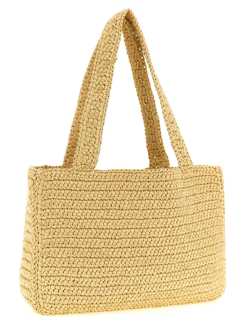 Sac cabas Valentino Garavani en viscose beige