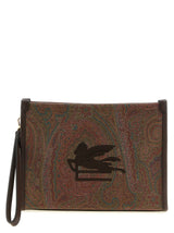 Etro Medium ‘Arnica’ Multicolor Cotton Clutch Bag