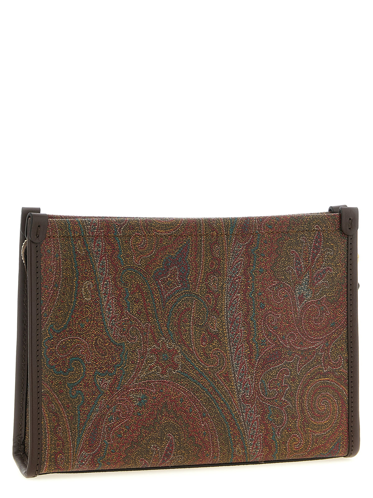 Etro Medium ‘Arnica’ Multicolor Cotton Clutch Bag