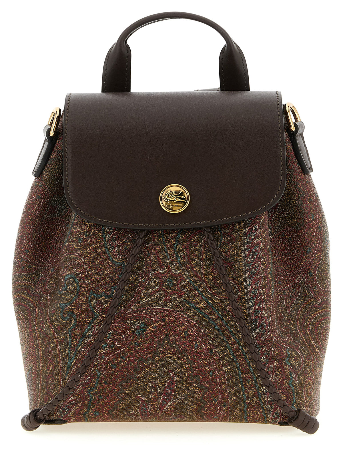 Etro Essential Multicolor Cotton Backpack