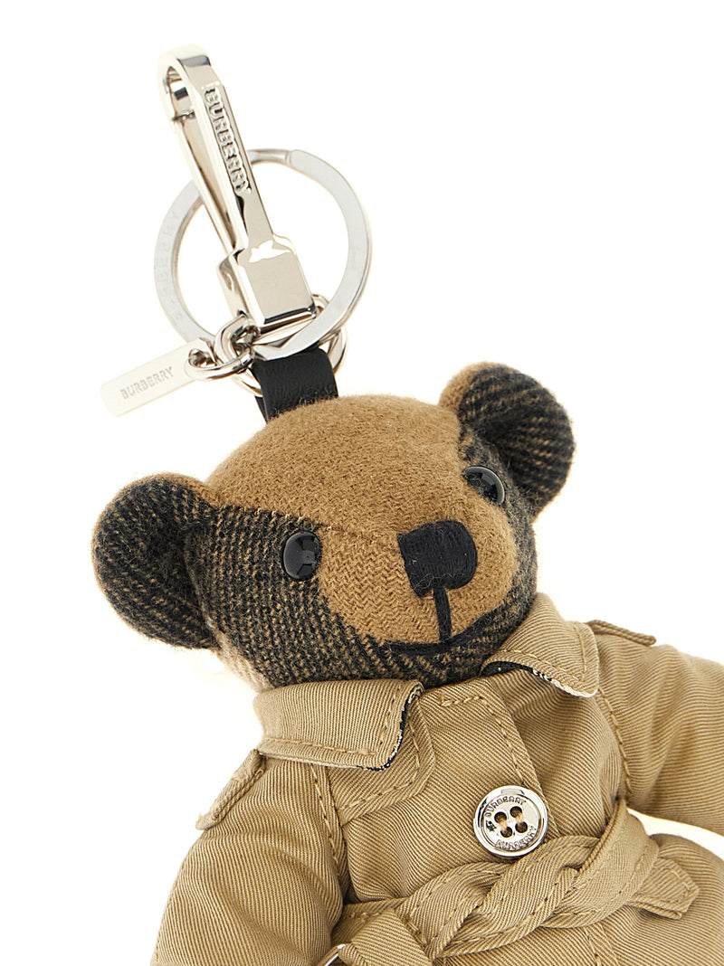 Burberry Multicolor Cashmere Keychain