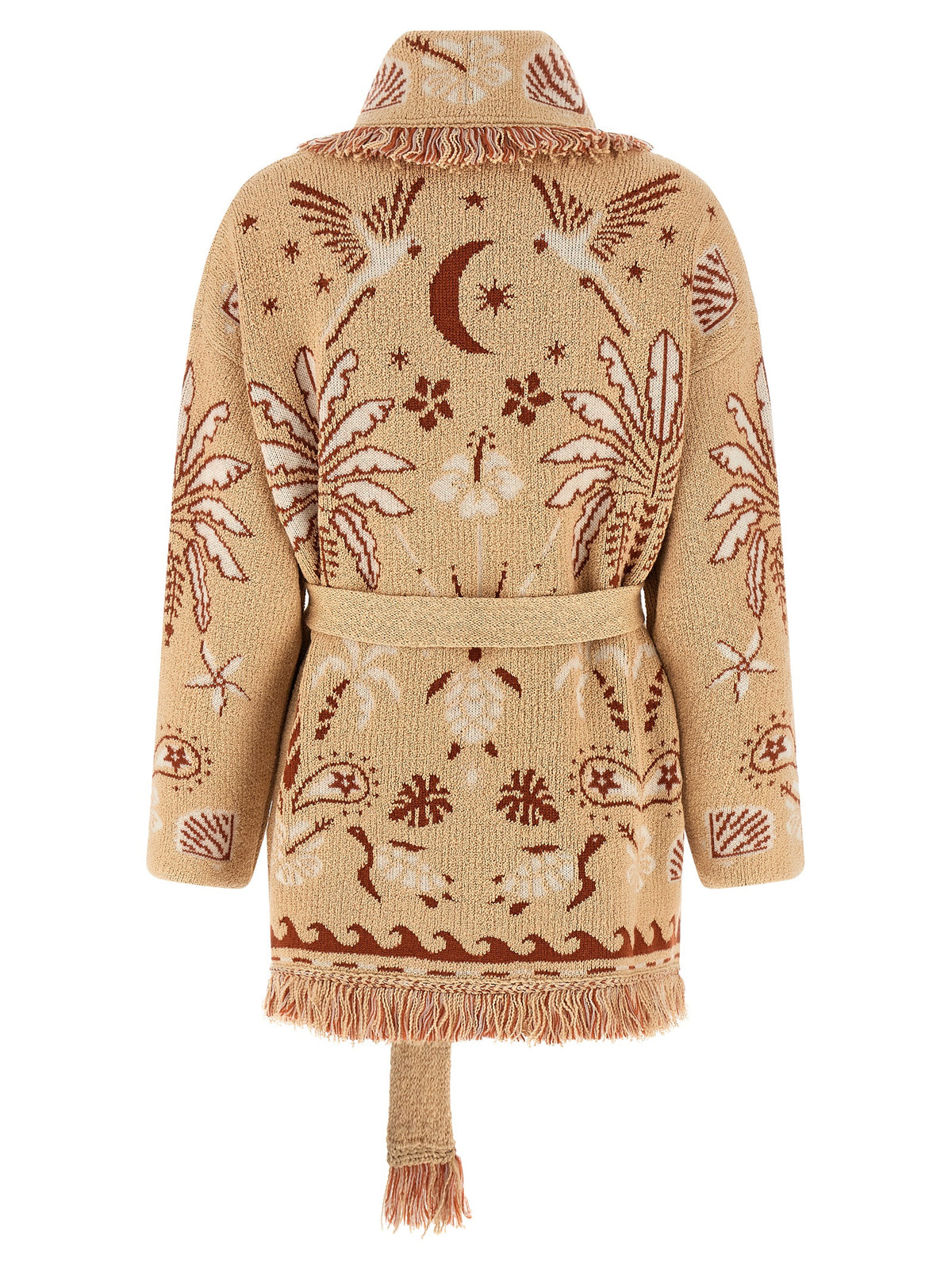 Cardigan en Laine Multicolore Alanui