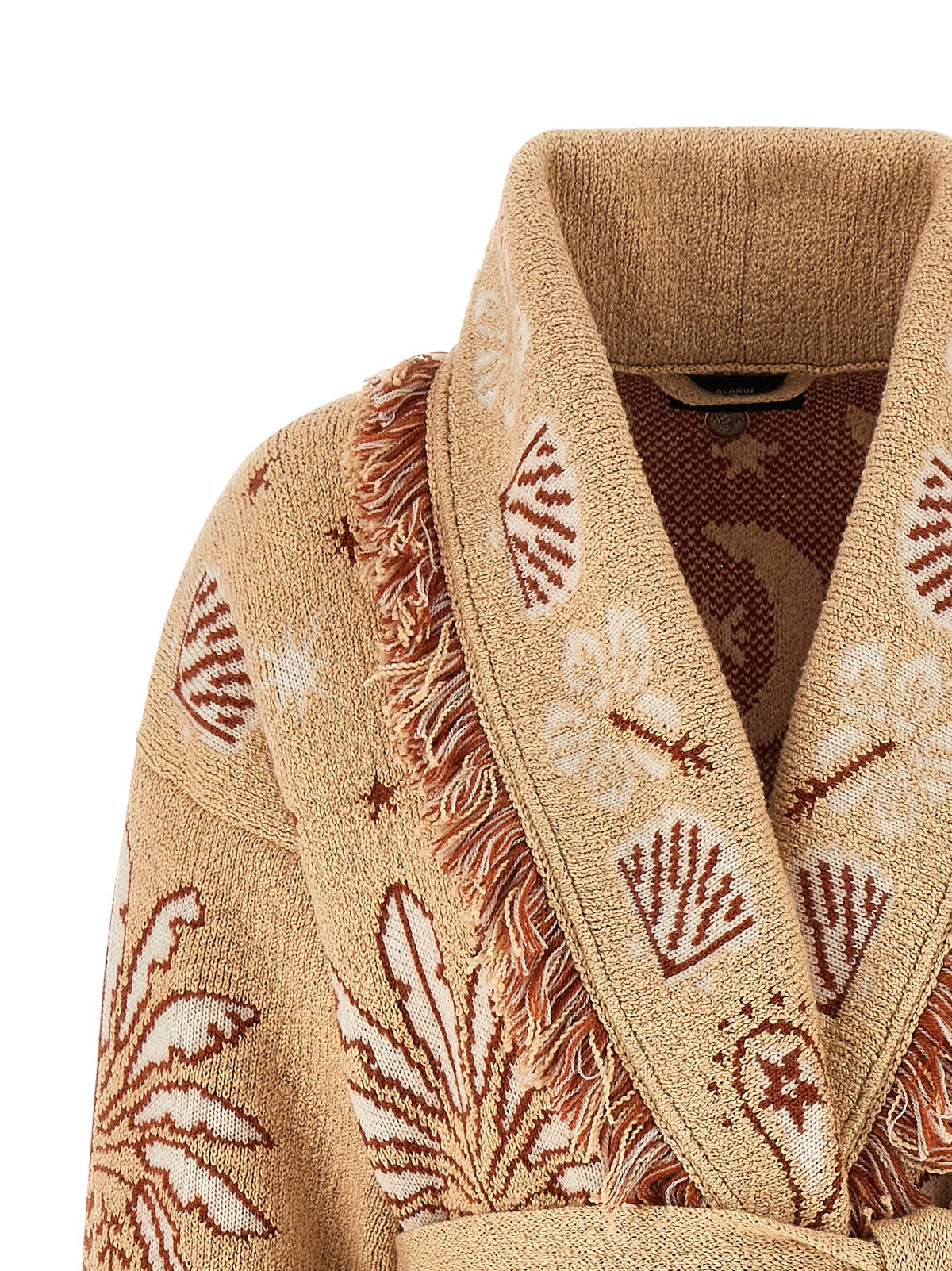 Cardigan en Laine Multicolore Alanui