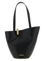 Jacquemus Le Bambola Moyen Black Cowhide Shoulder Bag