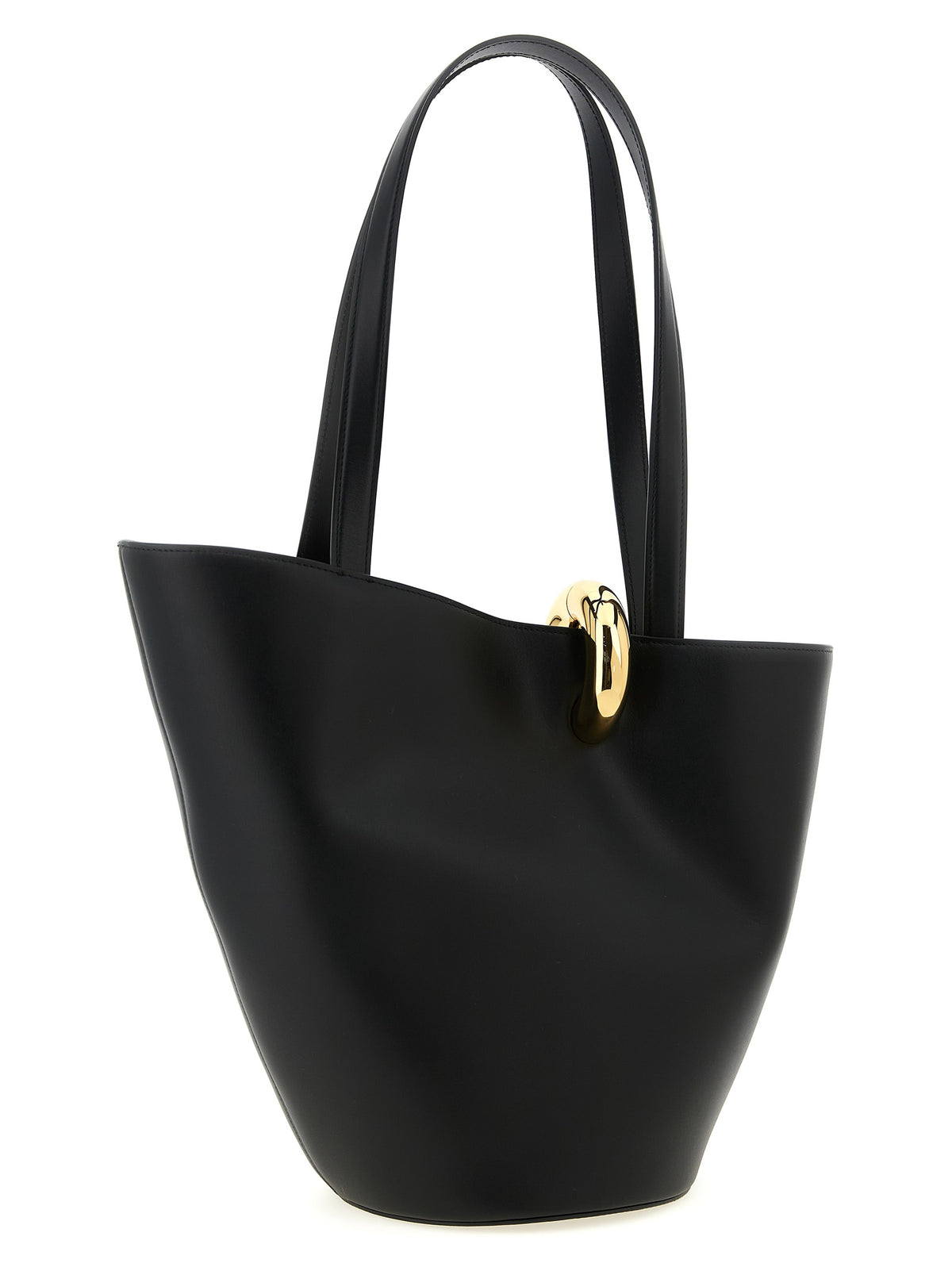Jacquemus Le Bambola Moyen Black Cowhide Shoulder Bag