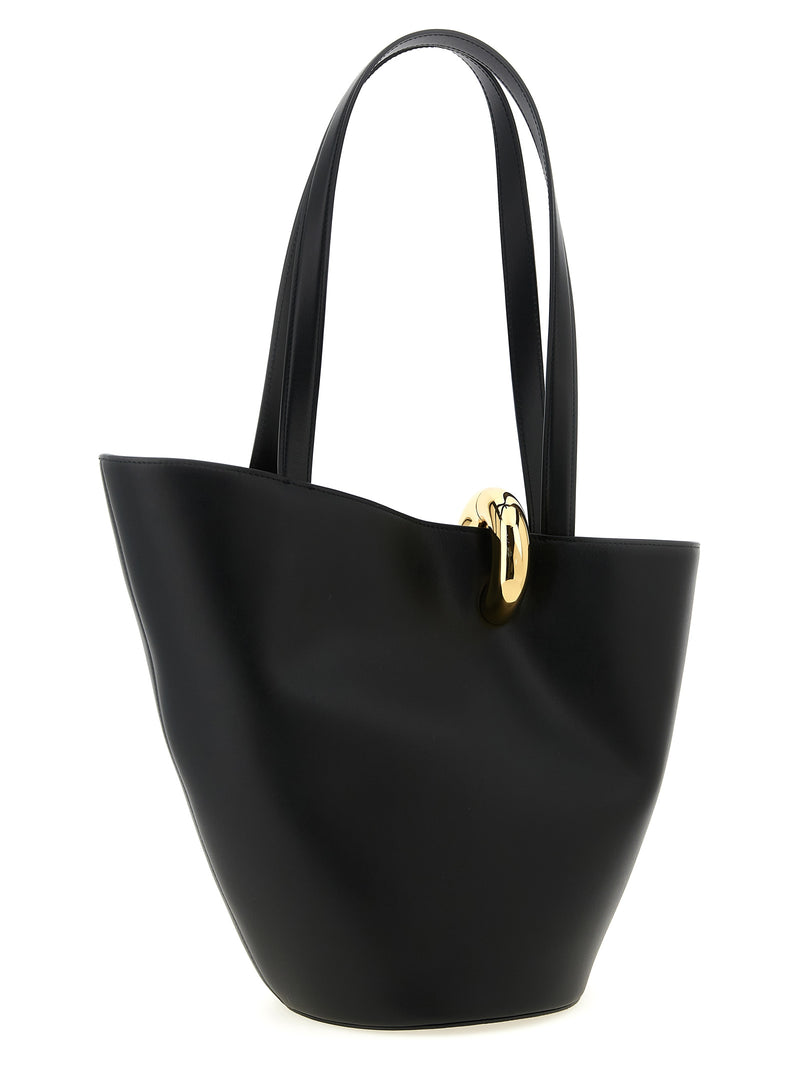 Jacquemus Le Bambola Moyen Black Cowhide Shoulder Bag