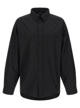 Balenciaga Black Cotton Blouse