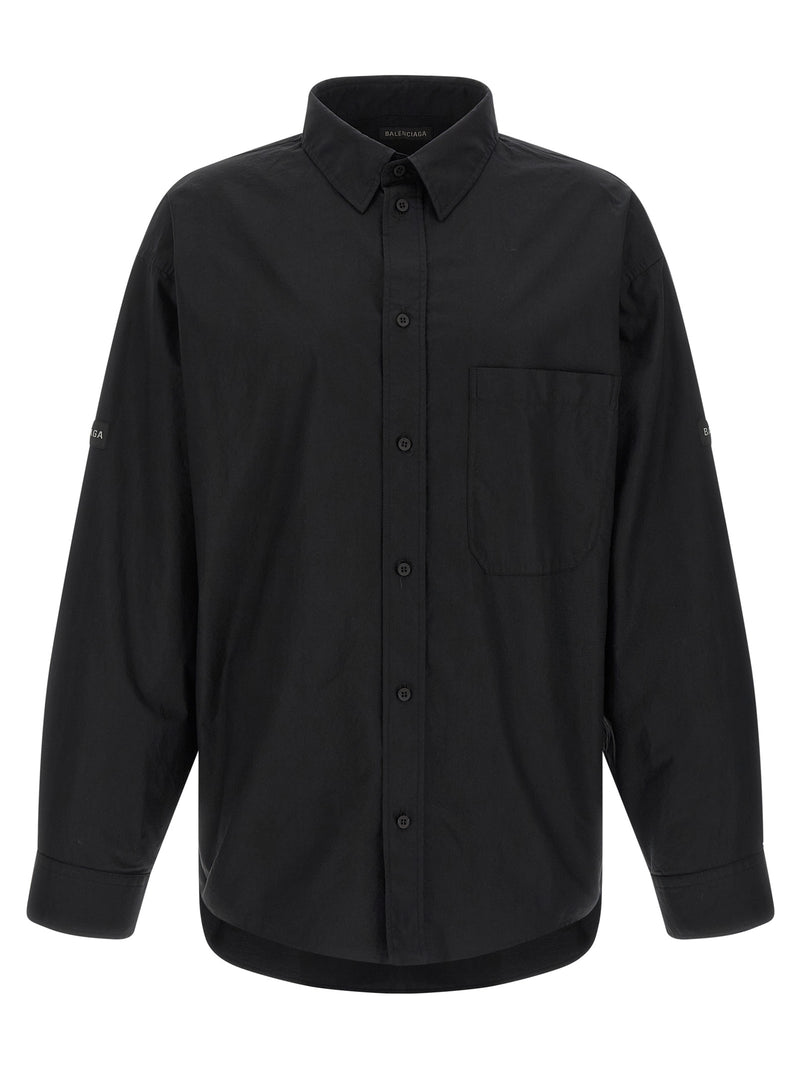 Chemisier Balenciaga en coton noir