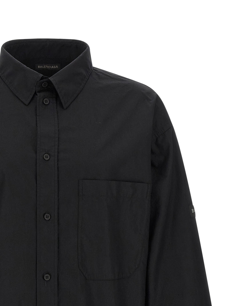 Chemisier Balenciaga en coton noir