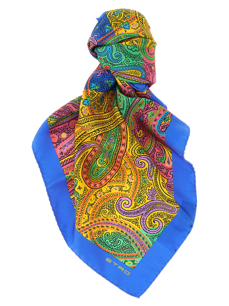 Écharpe en Soie Multicolore Etro